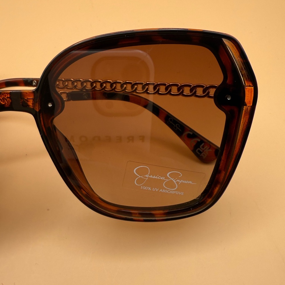 New Jessica Simpson-Tortoise Shell Square Sunglas… - image 5